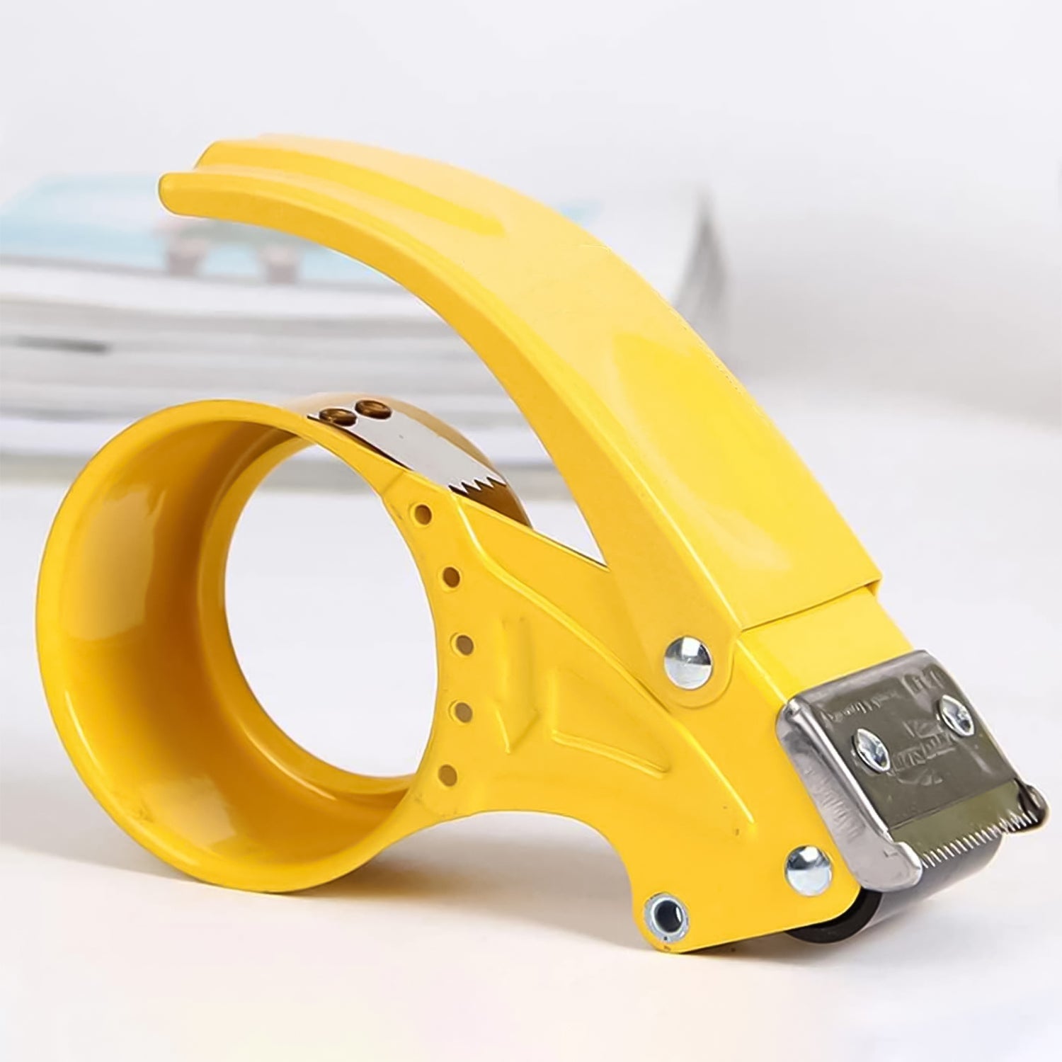 Metal Packing Tape Dispenser Cutter for Home Office use, Tape Dispenser for Stationary, Tape Cutter Packaging Tape Metal Packing Tape Dispenser Cutter for Home Office use, Tape Dispenser for Stationary, Tape Cutter Packaging Tape